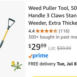 Weed Pulling Tool