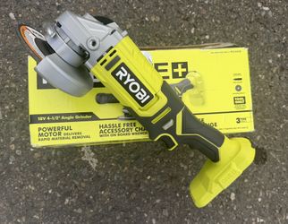 RYOBI ONE+ 18V Cordless 4-1/2 in. Angle Grinder (Tool Only