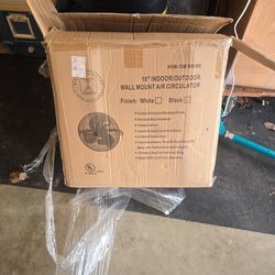 Garage fan to be mounted