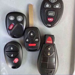 Llaves Y Controles Keys And Remotes For Most Cars Priced each Complete And Ready On Site 