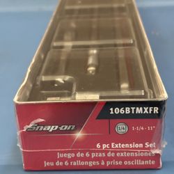 Snap On Tools 106TMXFR 1/4" Dr 6 Pc Extension Set In Foam Tray
