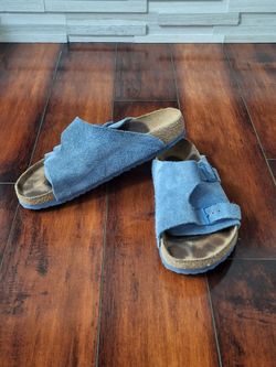 Birkenstock Zurich Blue Suede Sandals EU 43 Men’s 10