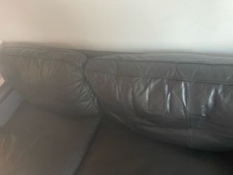 Leather sofa