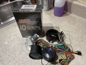 Glowshift Oil Temp Transmission Temp Gauges Sandwich Plate Integra Civic Ek Dc2 B16 B18 B20 Jdm Type R 