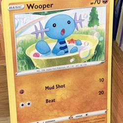 WOOPER Pokémon card