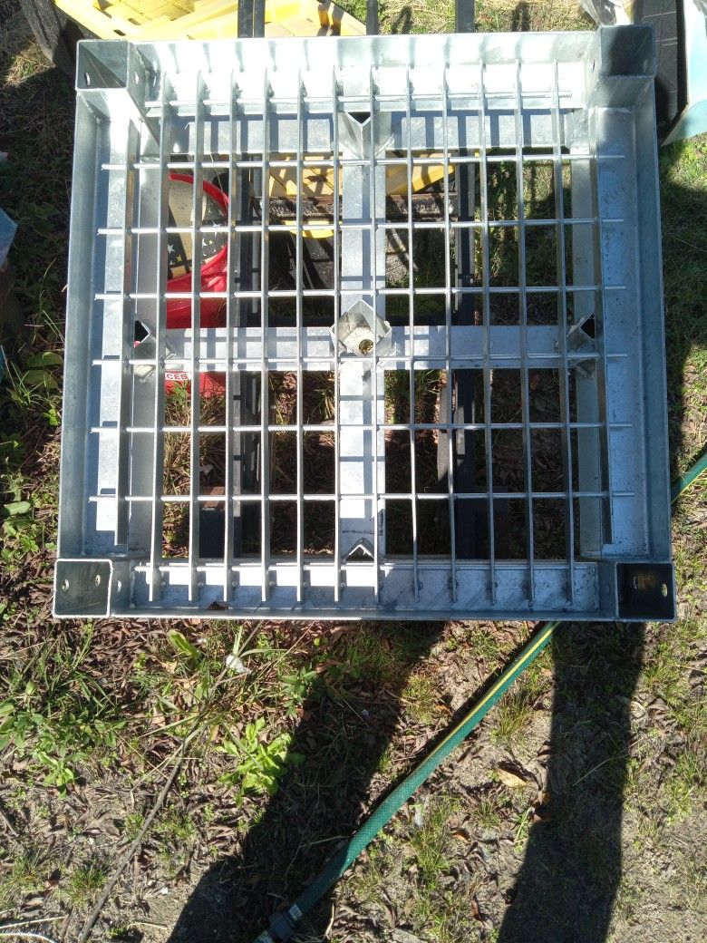 Galvanized steel pallets I have two left