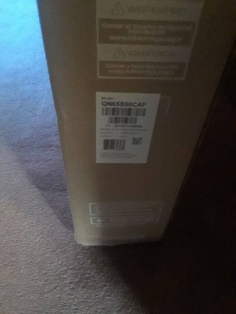 Samsung 65 inch OLED television