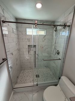 Shower doors with installation included