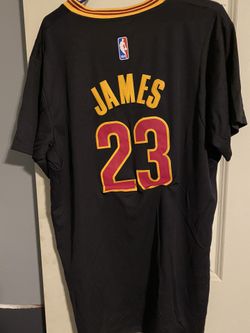 Labron James Cavaliers Black Adidas Swingman Authentic Jersey