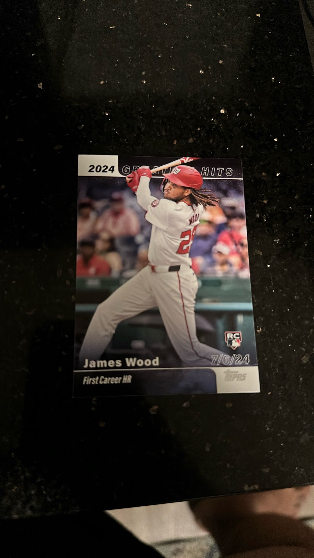 James Wood Baseball Card