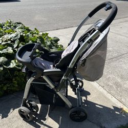 Jeep Unlimited Reversible Handle Stroller, Grey Tweed