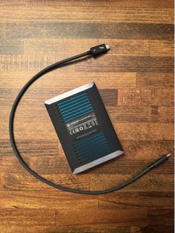 1TB Thunderbolt 3 NVMe SSD