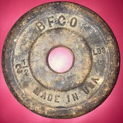 BFCO Made In USA 2 1/2 Single Pancake Plate.