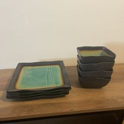 Baum Galaxy Jade Dinnerware – Set of 8