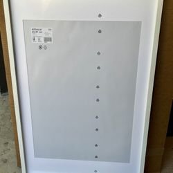 White IKEA frame. 24 x 36 inches. 