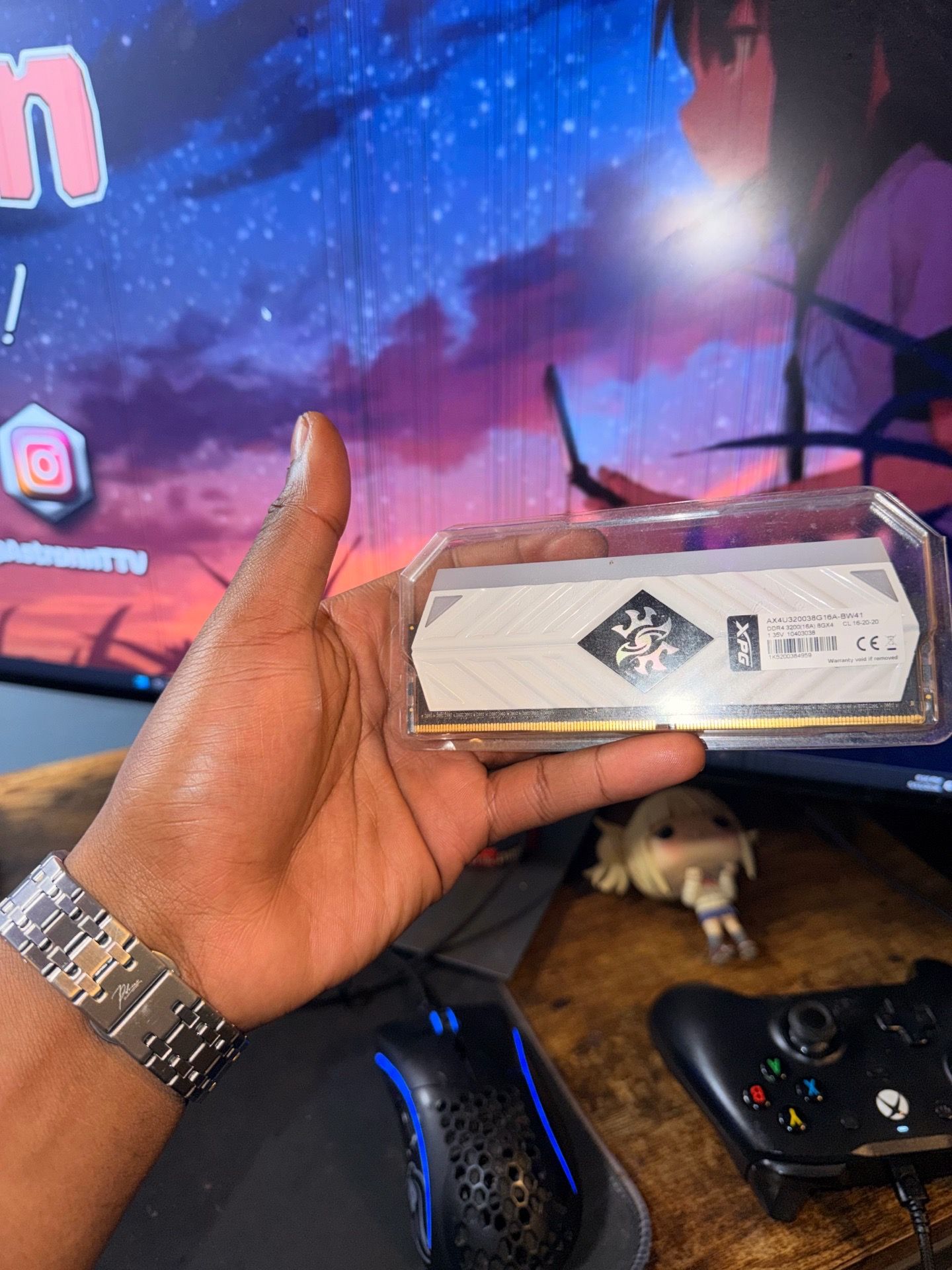 8GB - XPG RGB DDR4 RAM STICK for Sale in Windsor, CT - OfferUp