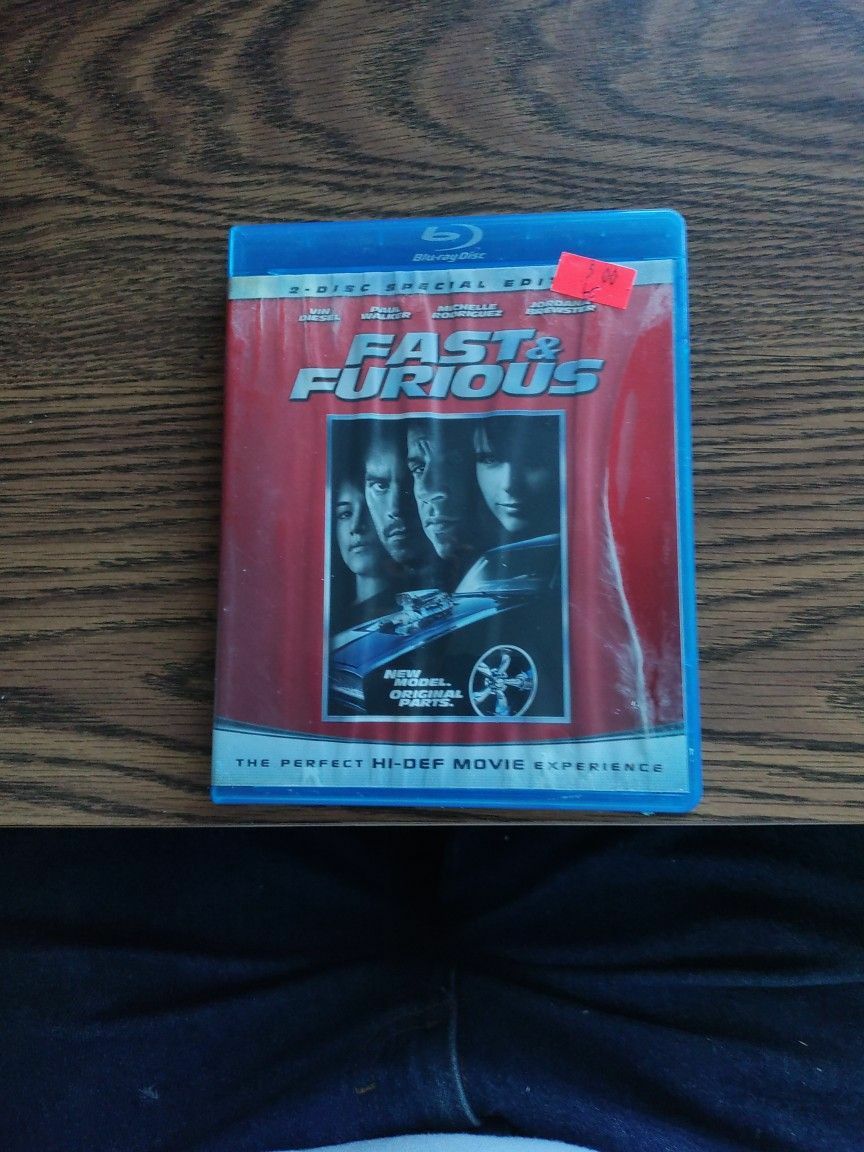 Blue Ray DVD Movie Fast & Furious. I'm In Tacoma WA #65