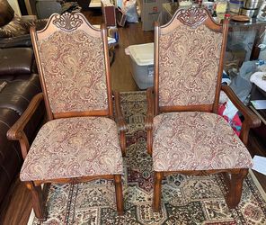 2 sturdy elegant chairs