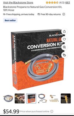 Blackstone Propane to Natural Gas Conversion Kit,