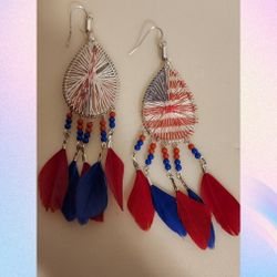 Fourth Of July Earrings 