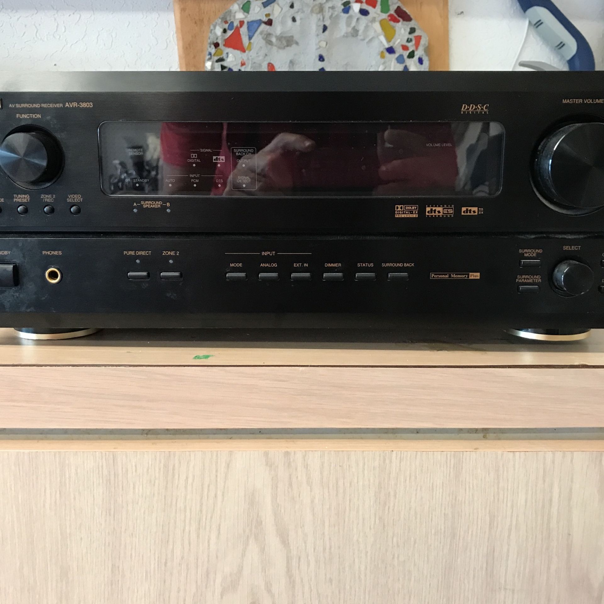 Denon AV surround receiver AVR – 3803 With infinity modulus MS - 1 and MCC-1 bass
