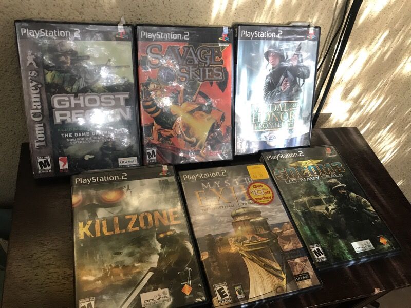 PlayStation 2 games all for $15