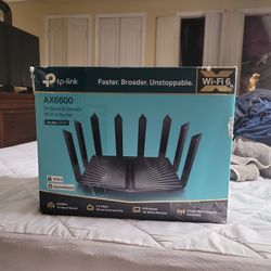 AX6600 Tri Band 8 Stream Wifi Router