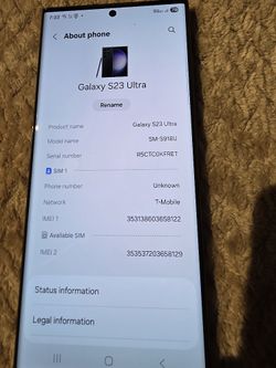 UNLOCKED SAMSUNG GALAXY S23ULTRA