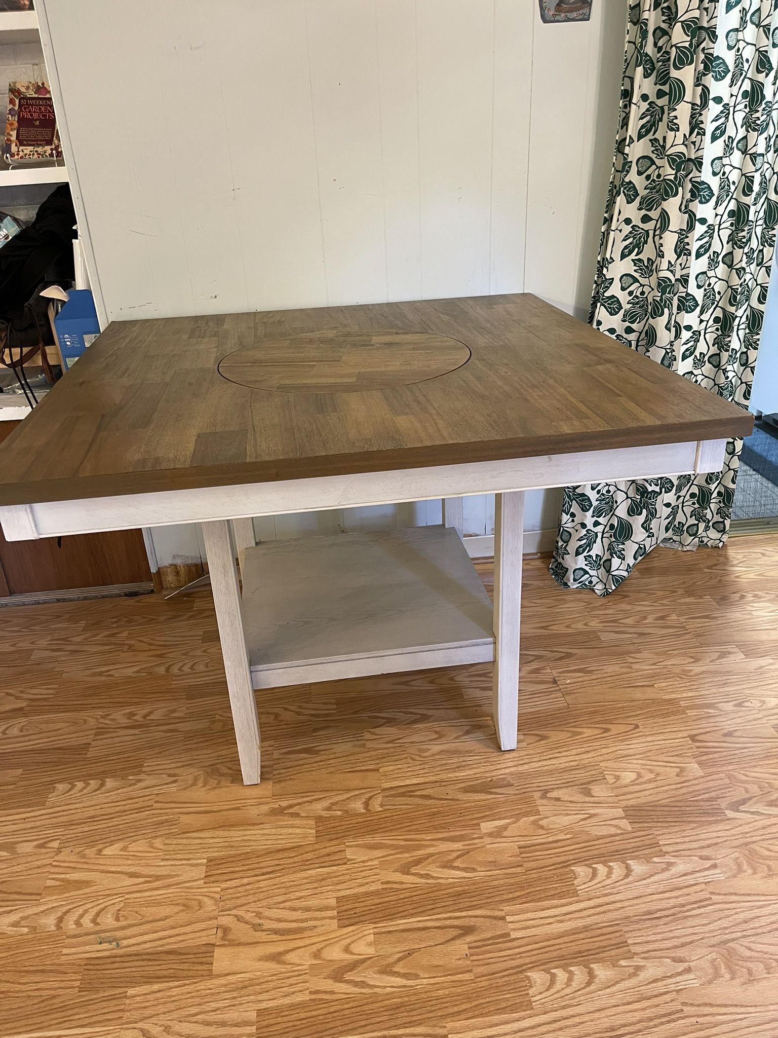 Counter Height Kitchen Table With Lazy Susan
