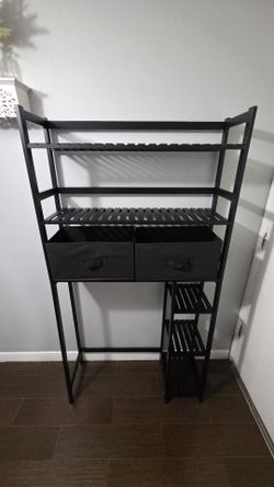 Wooden Over-The-Toilet Storage Rack