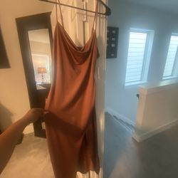 New Satin Dress Large