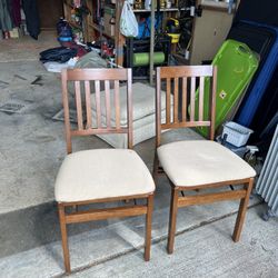 Folding Wooden Chairs