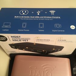  Halo Charger , Jump Starter, Outlet, LCD Screen, Flashlight 