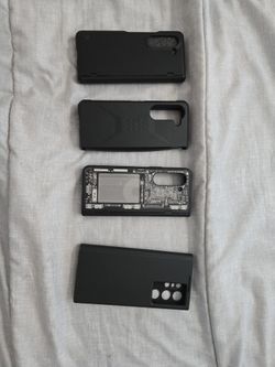 Z Fold 5 UAG case and Dbrand Grip Case