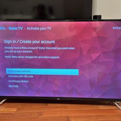 TCL 55s423 55 Inch 4K UHD Roku TV
