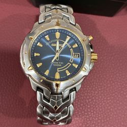 Seiko Kinetic 5M62-0010 Glow In The Dark Men Watch 