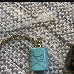 Turquoise Essential Oil Necklace 