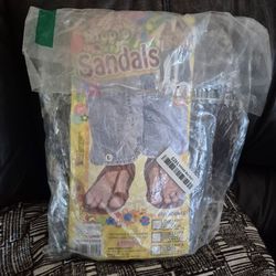 Costume sandals for adults Size Women's 11/12 and Men's 10/11,5