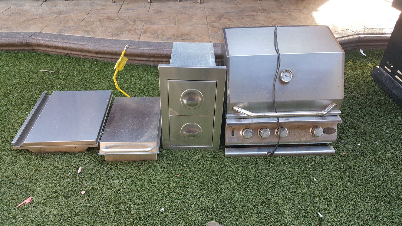 BBQ 24 inch Grill Combo
