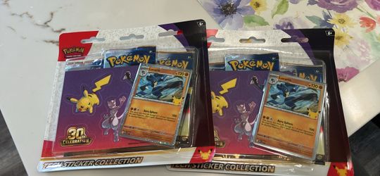 Pokémon sticker tech collection