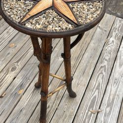 Wooden Three Legged Stand 