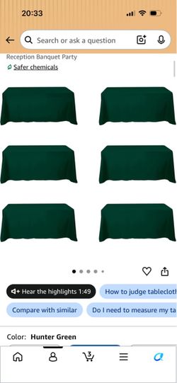 Rectangle table cloths