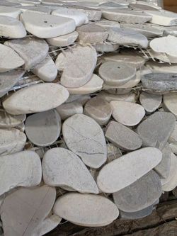 NEW! Sliced pebbles 12x12 neutral colors