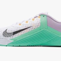 Nike Metcon 6 White Infinite Lilac Green (Women's) size 9