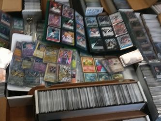 Huge Collection of Pokemon,Dragonball, Yu-Gi-Oh,One Piece, and more over 10,000 cards must see..many valuable cards not all bulk