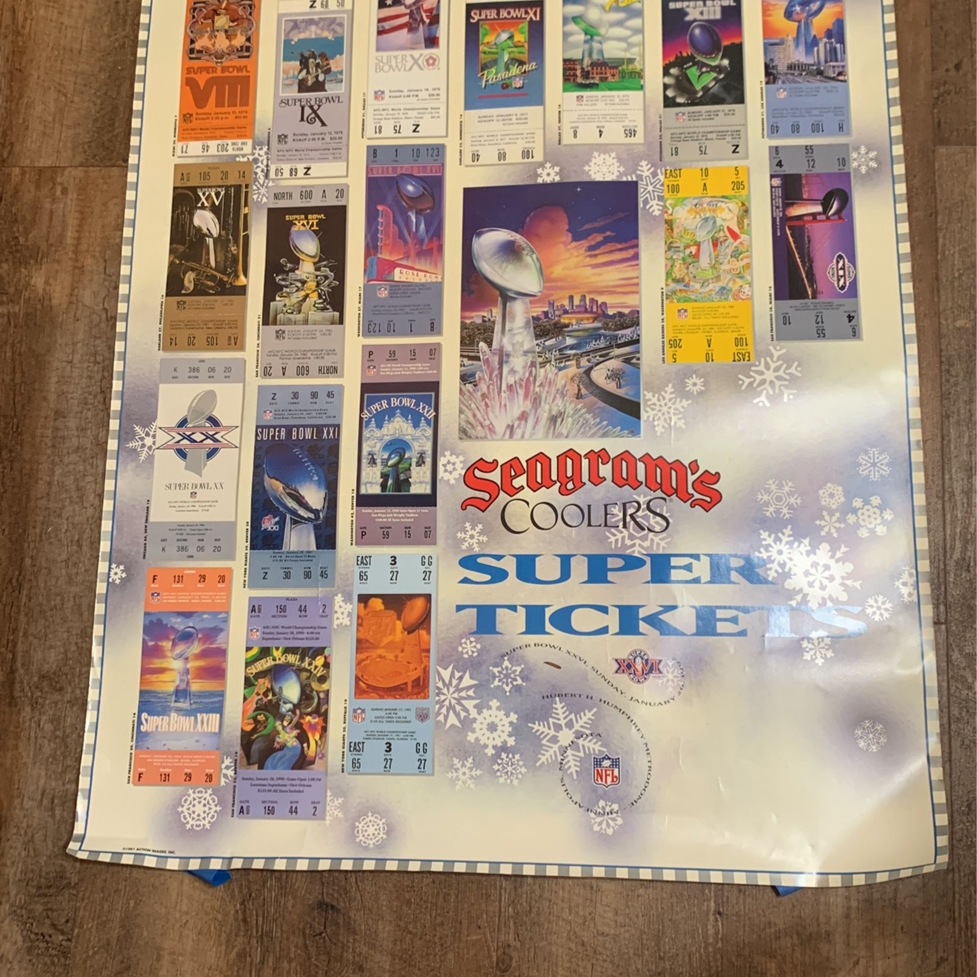 Super Bowl Tickets Poster