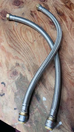 Sharkbite 3/4” pex hot water tank connectors