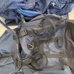 2 hiking backpacks
