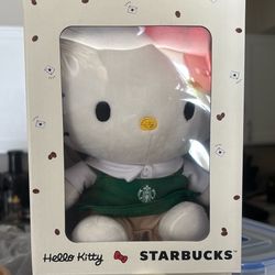Limited Edition Hello kitty Starbucks Plush