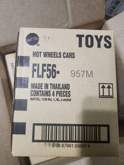 Mattel Hot Wheels Cars FLF56M 4-Piece Set with Rexy